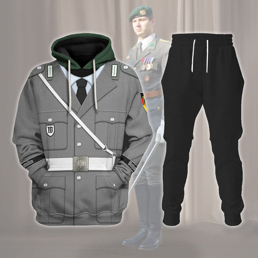 gearfuller Bundeswehr Wachbataillon Hauptgefreiter Costume Hoodie Sweatshirt T-Shirt Tracksuit