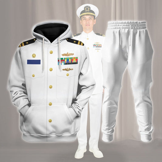 Gearfuller Personalized Rank and Branches US Navy Costume Hoodie Sweatshirt T-Shirt Tracksuit